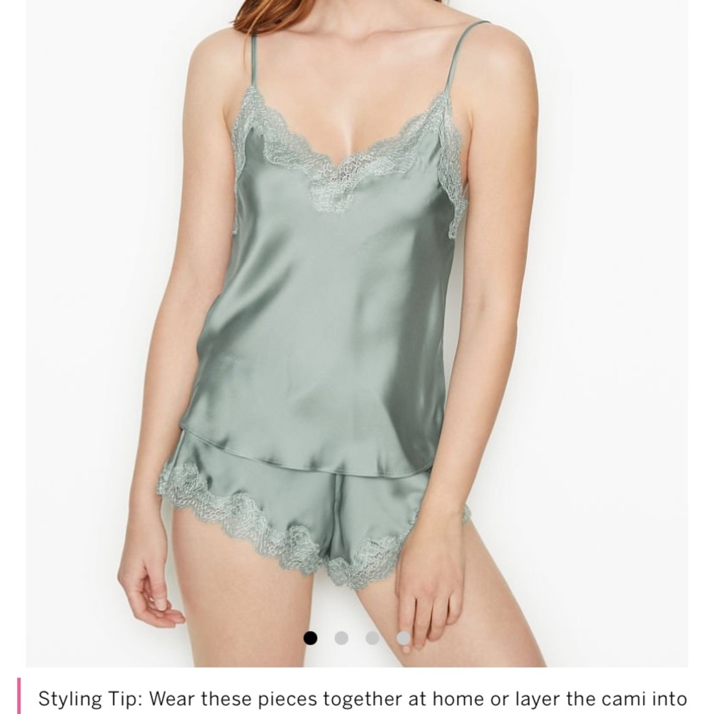 Victoria’s Secret Satin cami lingerie set